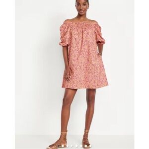 NWT Old Navy Floral Mini Swing Dress
